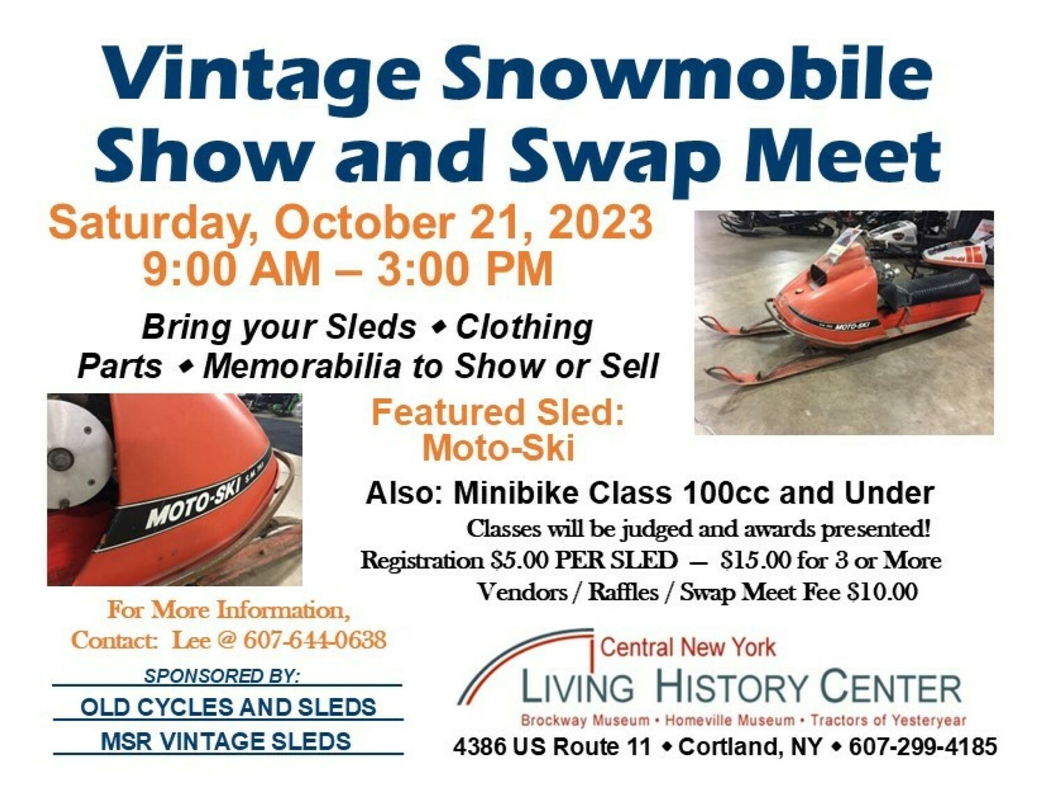 Vintage Snowmobile Show & Swap Meet Cortland Standard